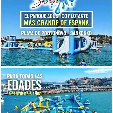 Piso Nuevo Al Lado Playa Parking Privado Gratis Apartment Sanxenxo